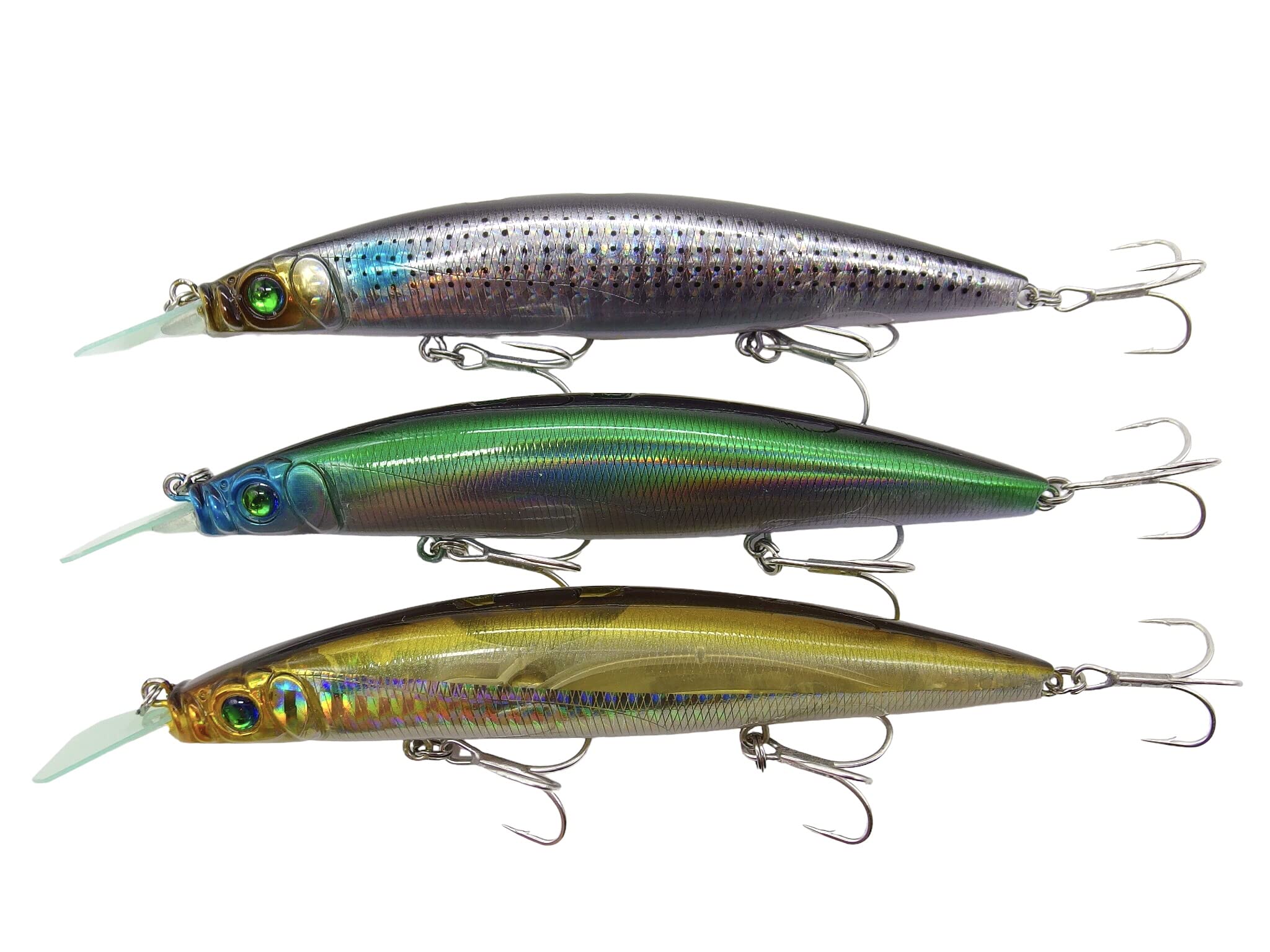 momolures - Bass lures ZODIAC 120 SW 22g super long cast sinking minnow for saltwater game fishing (3pcs Assort #05)