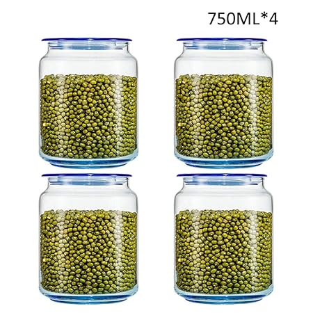Tarros de cristal sellados, para cocina, para almacenamiento de ...