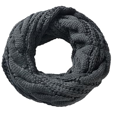 Miobo Strick Loop Schal, Winterschal, Wolle warmen, Hochwertiges, Unisex mit Einheitsgröße