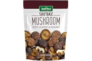 The Snak Yard Shiitake Mushroom 7.5 Oz Crispy Crunchy & Seasoned