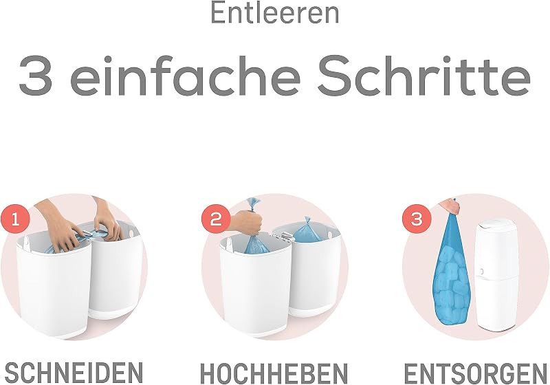 Original Classic XL Windeleimer, 5 x weniger Folienverbrauch, mit 1 Nachfüllkassette