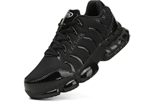 EXETROL Steel Toe Shoes for Men Women Indestructible Composite Toe Safety Sneakers Wide Non Slip Comfortable Lightweight Air Cushion Work Shoes