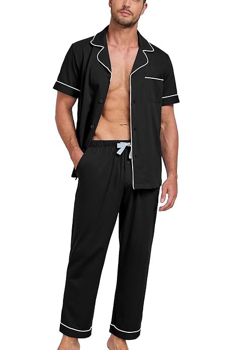 Pijama Hombre Short EA'S SECRET Conjunto De Pijama De Manga - Main Image