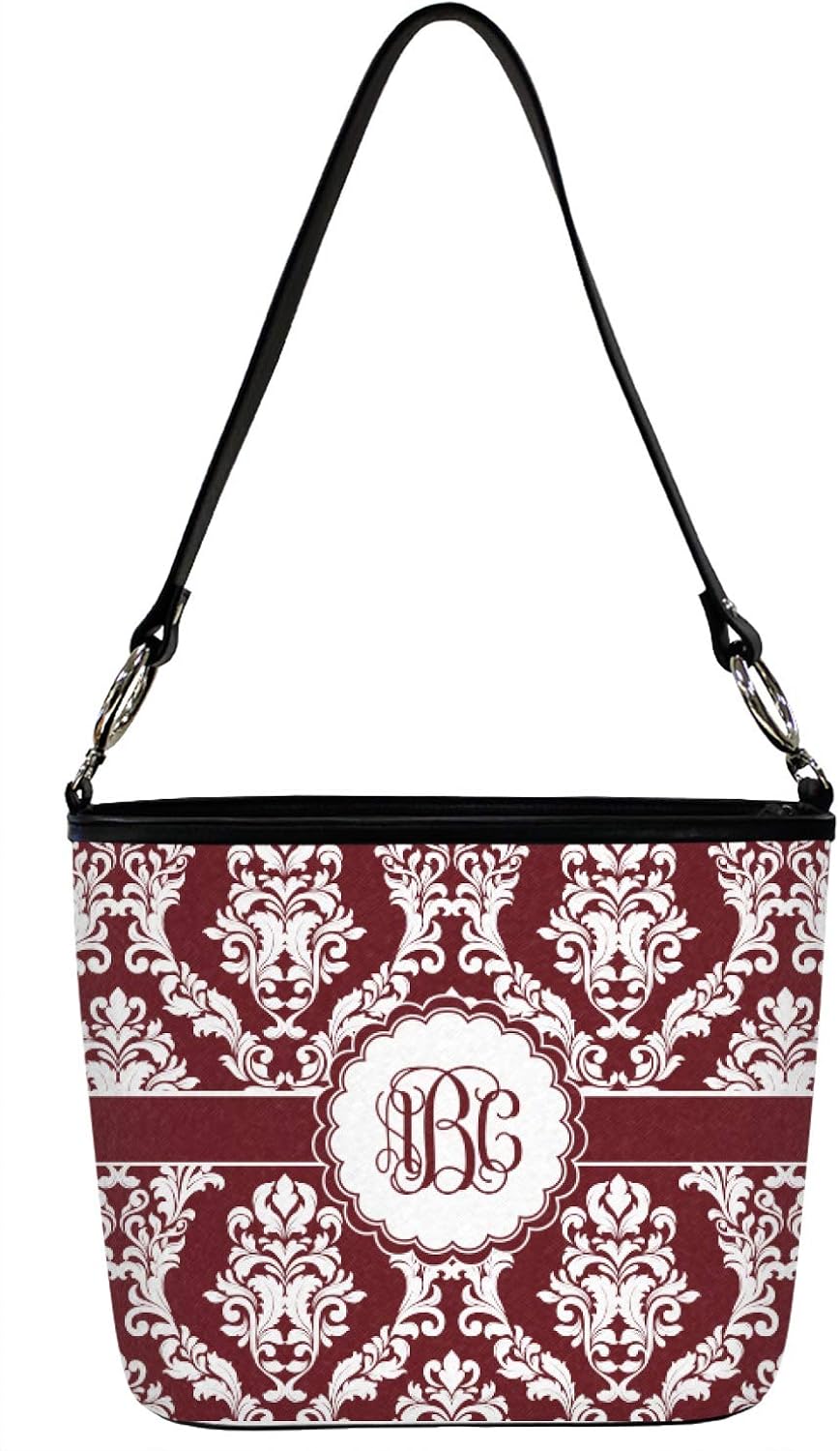 white luggage with leather trim