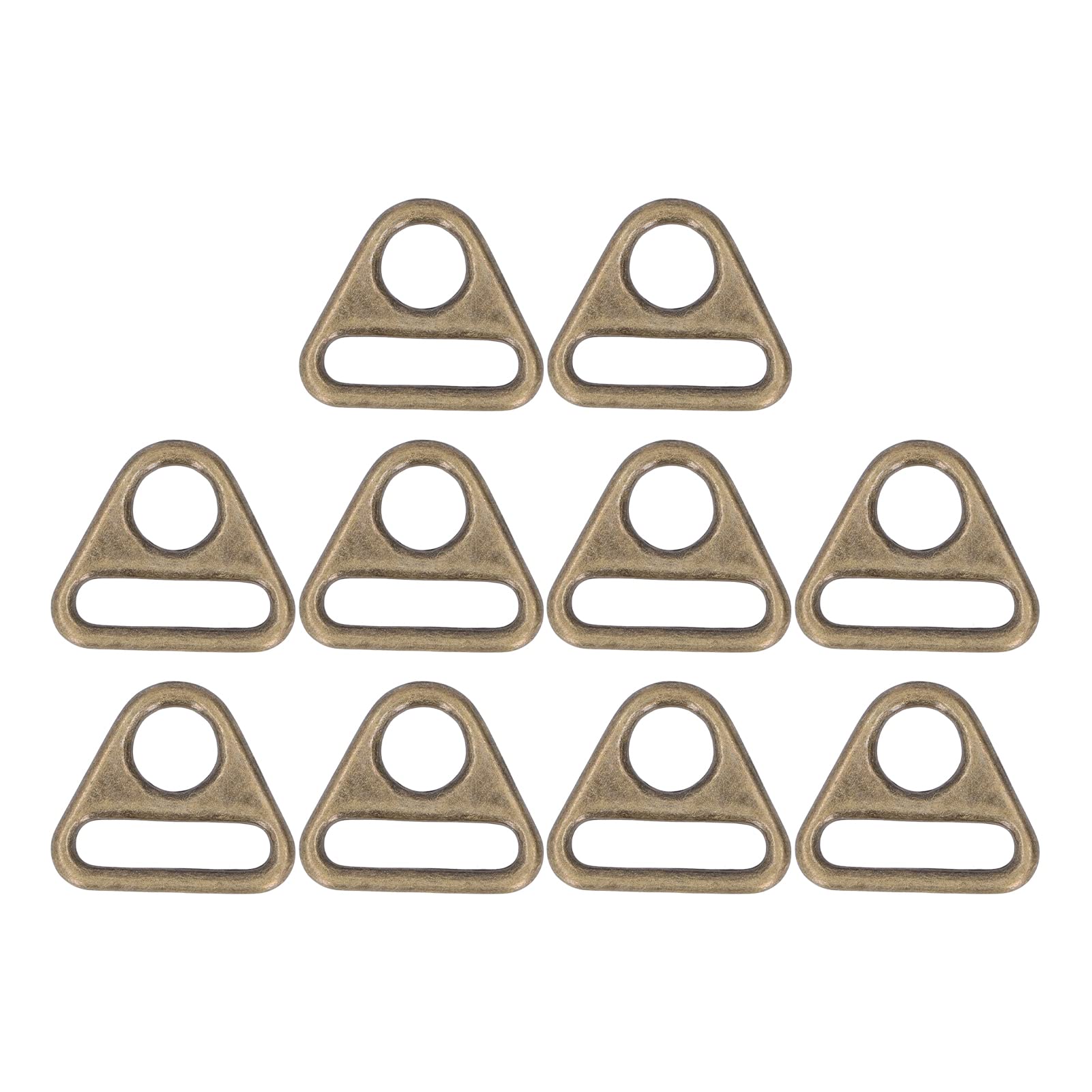 1 Inch Metal Adjustable Buckle Colorful Lightweight Portable Alloy Material Purse Hardware Hand DIY Accessories for Making Handbag Backpack Luggage Bag(Bronze)