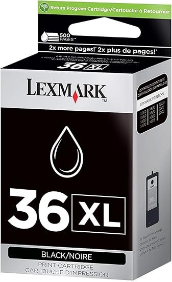 lexmark 36 black ink cartridge