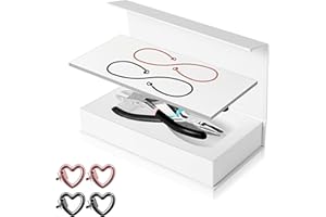 HERSIN Permanent Bracelet Kit, Couples Bracelets Dainty Friendship Bracelet Kit Forever Bracelets for Couples DIY Locked Bracelet for Him Valentines Day Gifts for Him/Her Jewelry Gifts