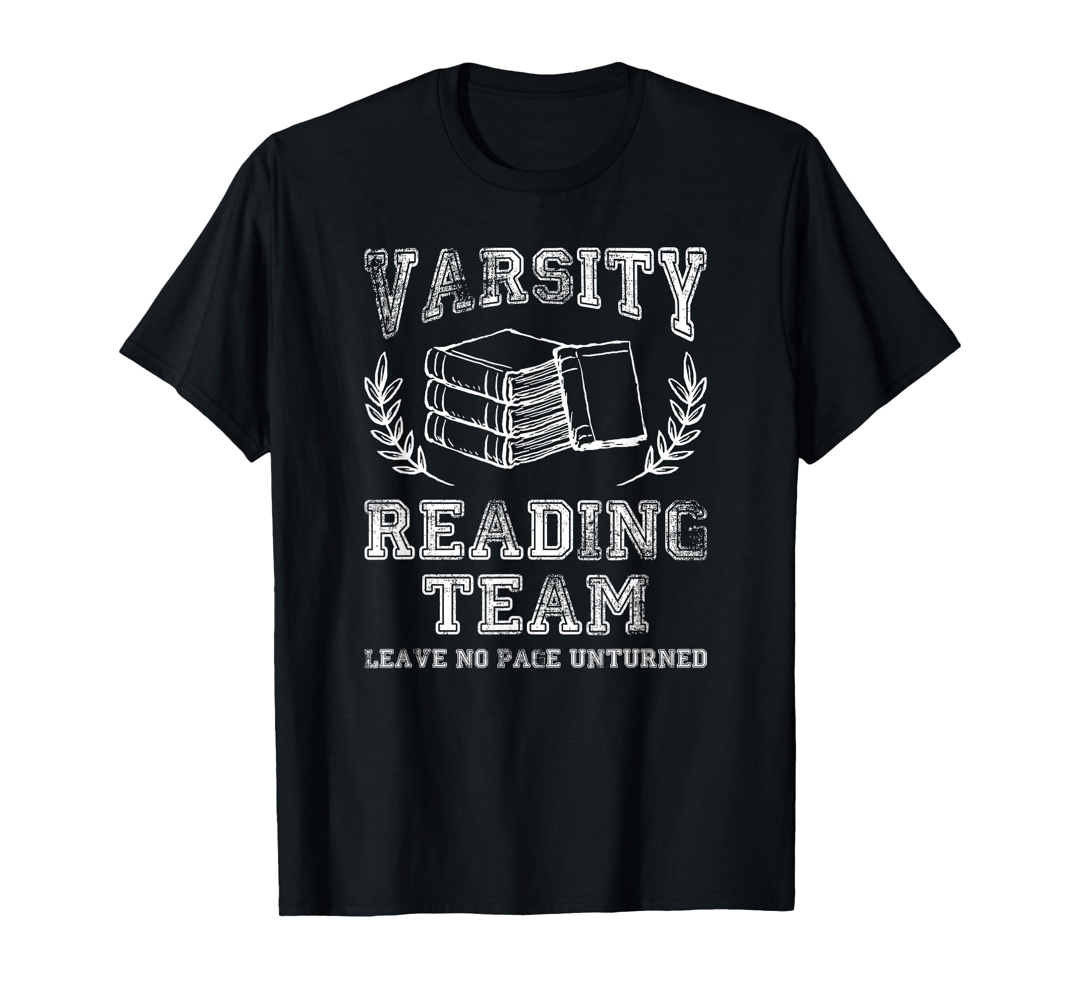 Reader Book Lover Gift Varsity Reading Team T-Shirt