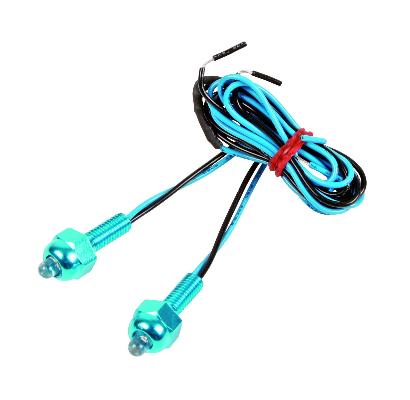 Gear Gremlin GG315BLBL Blue Universal LED Accent Light with Blue Casing, (Pack of 2)