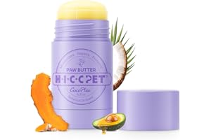 HICC PET Dog Paw Balm 0.21 oz Travel Pack for Dogs & Cats, All-Natural Paw Balm Dogs Lick Safe, Moisturizing and Healing Dry Cracked Paws, Improves Rough Paws Relieves Odor, Horse Hoof, Joint Care