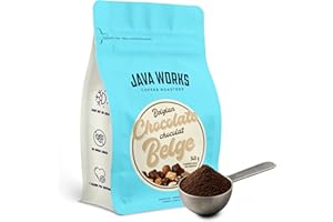 Java Works Coffee Belgian Chocolate Flavoured Coffee *Ground*, 340 Grams