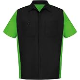 Red Kap Short Sleeve Two-Tone Crew Shirt