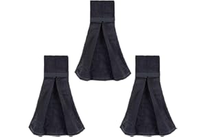 TUYUU Football Towel,White Football Towel Quarterback,Cotton Football Towel Youth,Quarterback Towel for Football Softball Men Women,Football Hand Towels for Gym Yoga Golf, (Black-3 Pack)