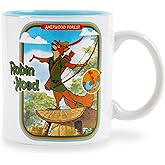 Disney Robin Hood Sherwood Forest Ceramic Mug | Large Coffee Cup For Espresso, Tea, Cocoa | Holds 20 Ounces