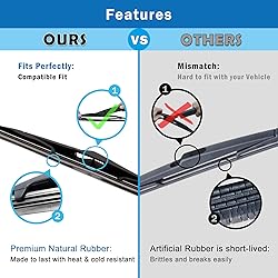 WTI Rear Wiper Arm Blade Set Compatible With Subaru