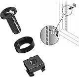 LMS Data M6 Cage Nuts Screws and Washers PACK 50 Sets Black view 4