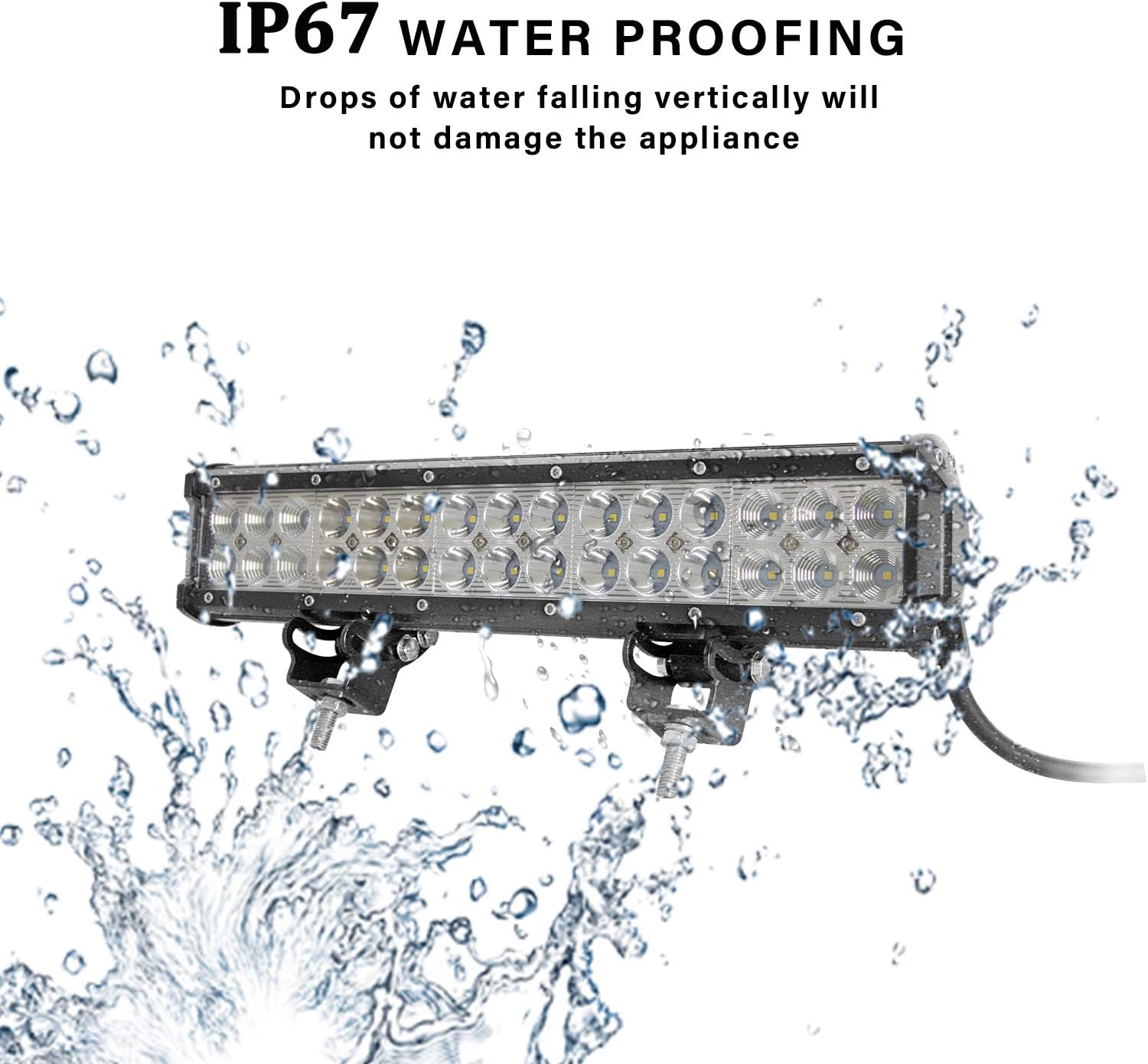 SKYWORLD 15 inch 90W LED Work Light Bar - Image 5