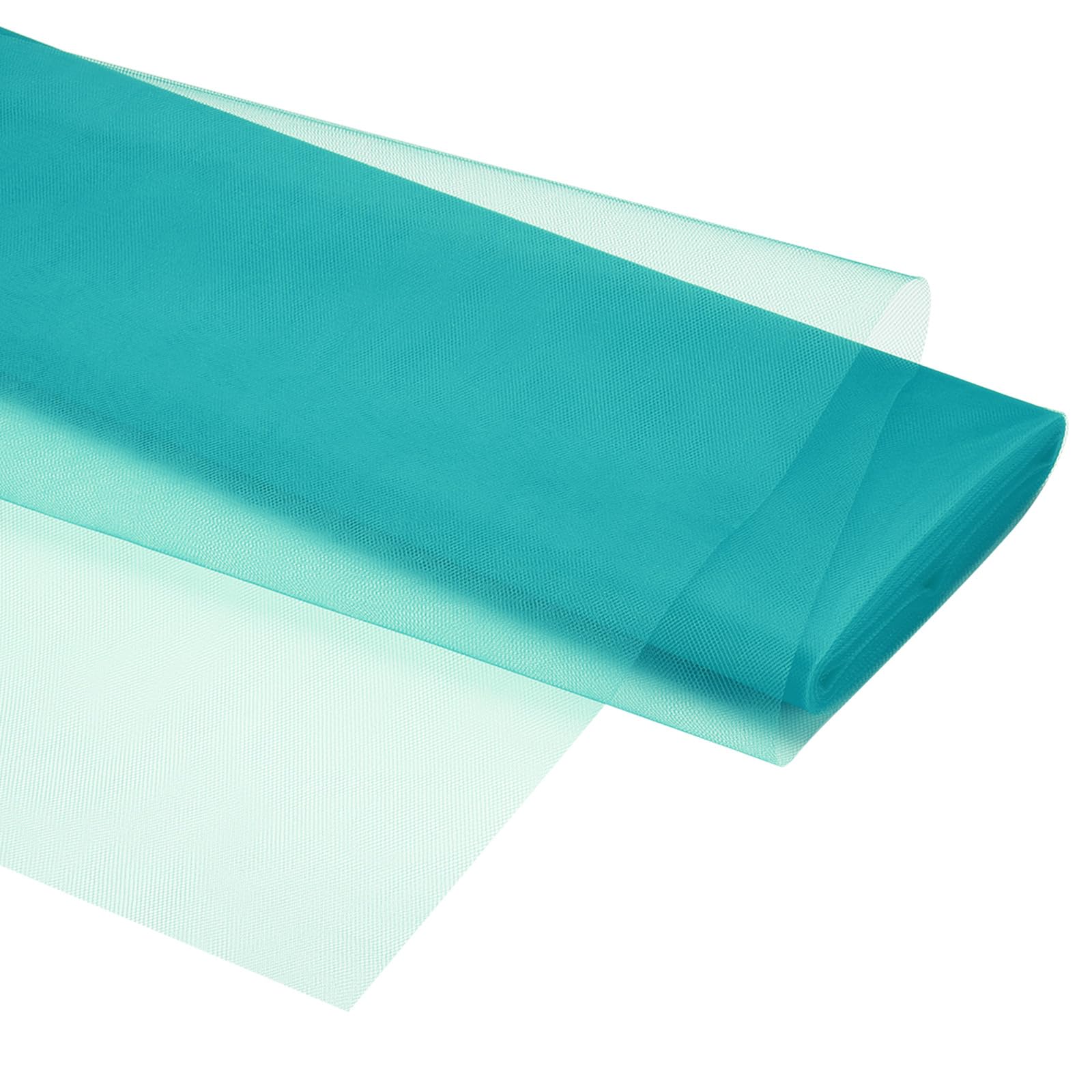 PATIKIL Tulle Fabric Rolls, 54 Inch by 20 Yards Fabric Spool Tulle Ribbon Netting Bolt for DIY Crafts Wedding Party Decorations, Tutu Skirts, Table Skirt, Gift Wrapping, Blue Green