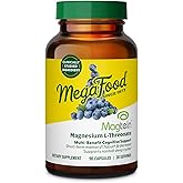 MegaFood Magtein Magnesium L-Threonate - Magnesium Supplement 2000mg Per Serving - Supports Short-Term Memory, Focus, Alertness & Normal Sleep Cycles - Vegan, Gluten Free - 90 Capsules, 30 Servings