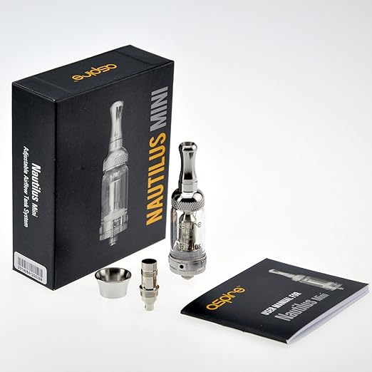 The NEW Aspire Mini Nautilus Adjustable Airflow BVC Coil Tank *Dual Coil* Genuine Aspire BDC by Aspire Nautilus MINI