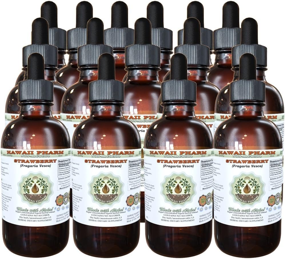 Strawberry AlcoholFree Liquid Extract, Organic Strawberry