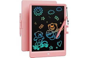 Bravokids Toys for 3-6 Years Old Girls Boys, LCD Writing Tablet 10 Inch Doodle Board, Electronic Drawing Tablet Drawing Pads,