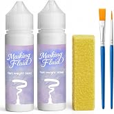 1DFAUL 120ml Masking Fluid for Art Watercolor Painting, Easy Peel-Off,White | Precise White Space, Water Based Latex, for Artists, Beginners, DIY Canvas Protection