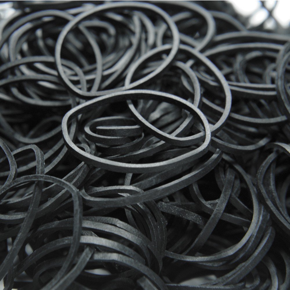 View 1 of #12 Black Tattoo Rubber Bands for Tattoo Machines Tattooing Gun in Fresh Sealed Bag (0.25, Pounds) - 1000 Count