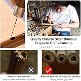 Tyuodna Pluggable F Key Bitter Bamboo Flute Dizi Chinese Handcrafted view 2