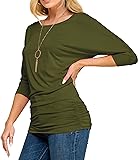 Made By Johnny MBJ WT822 Womens 3/4 Sleeve with