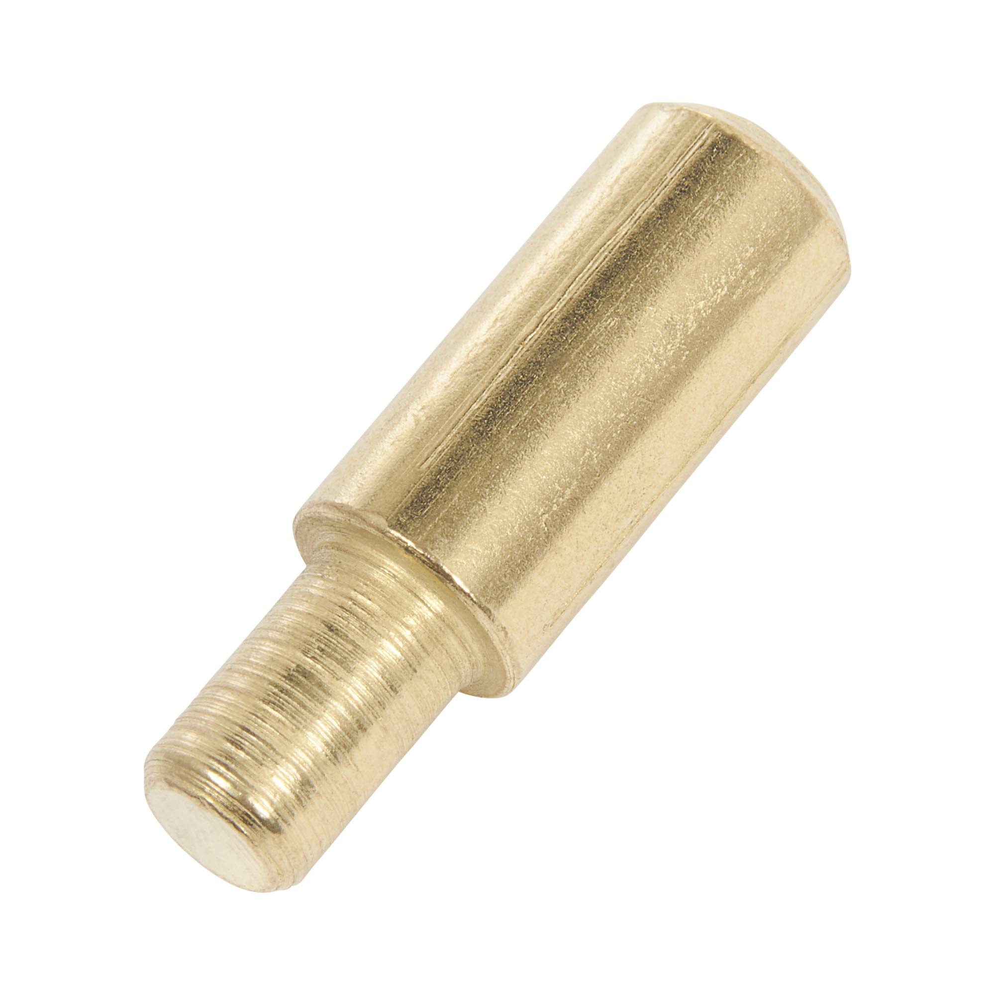 Trend Brass Plated Shelf Support, Pack of 12, 5mm Pin, 100kg Load Capacity, Routing Workshop Jigs Compatible, SS/B5/12