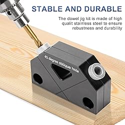 Dowel Jig X for Angled Dowel Joints, Dowel Jig Kit