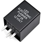 HiSport EP29 EP29N LED Flasher Relay 12V 4-Pin | Compatible with Select Cadillac Chevrolet GMC Oldsmobile, Turn Signal Hyper Flash Fix