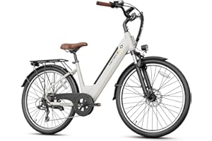 Heybike Cityscape 2.0 Electric Bike for Adults with 1000W Motor Peak,468Wh Removable Battery and up to 50Miles 24MPH,UL Certified 26" Electric Commuter Bike with 7-Speed and Front Suspension.