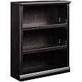 Sauder 3 Tier Book Shelf Wooden Bookcase Multipurpose Bookshelf for Home Office, Living Room, in Estate Black