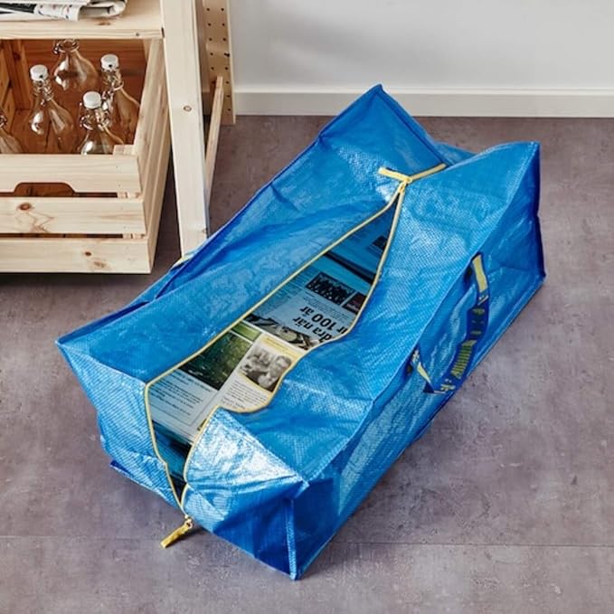 Amazon イケア Ikea Frakta トロリー用バッグ ブルー 収納ケース ボックス オンライン通販