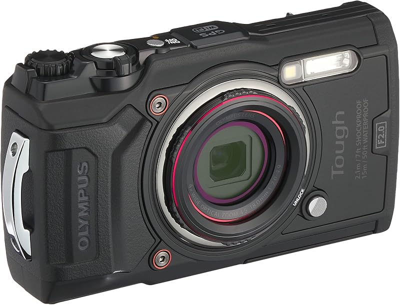 Olympus Tough TG-6 Black Action Camera 12MP 4K Wi-Fi Waterproof Shockproof Zoom