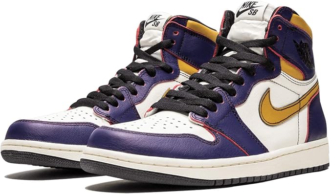 purple gold jordan 1