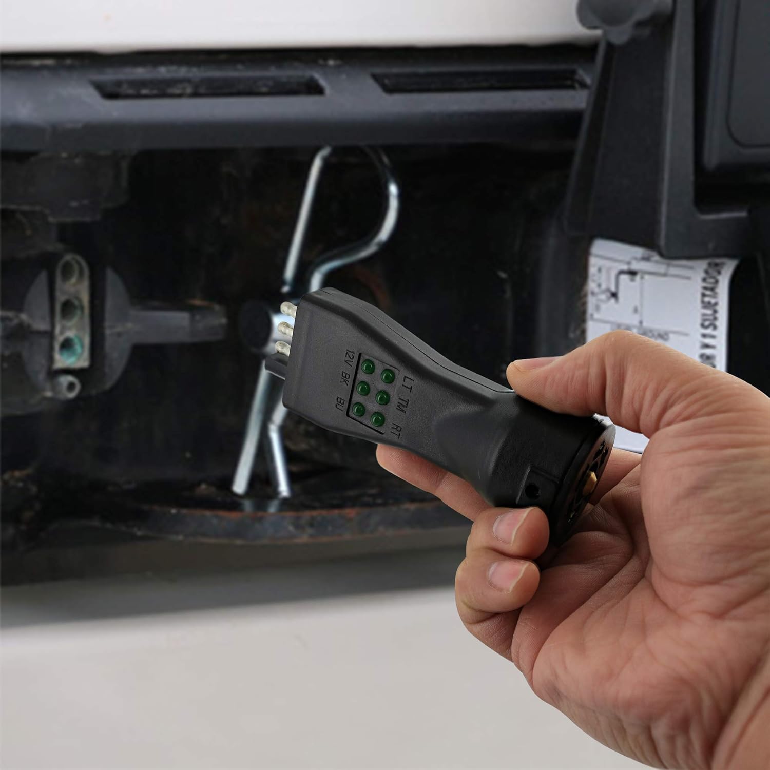 RamPro RV Trailer Plug Light Circuit Tester Adapter 7 Way Blade /& 4 Pin Trailer Wiring Tester Trailer Light Wire Circuit Tester for Boat SUV Truck