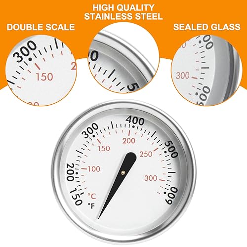 Temperature Gauge Weber Q120 60540 7581 67031 Grill Lid