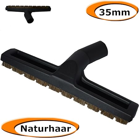 Naturhaar Parkett / Laminat / Holz Dielen Boden Düse für Staubsauger - 35 mm Pflege - zb für Bosch Miele Panasonic Rowenta Sa