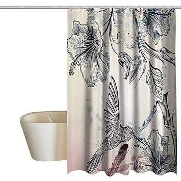Amazon Com Hummingbirds Decorations Home Decor Shower Curtain