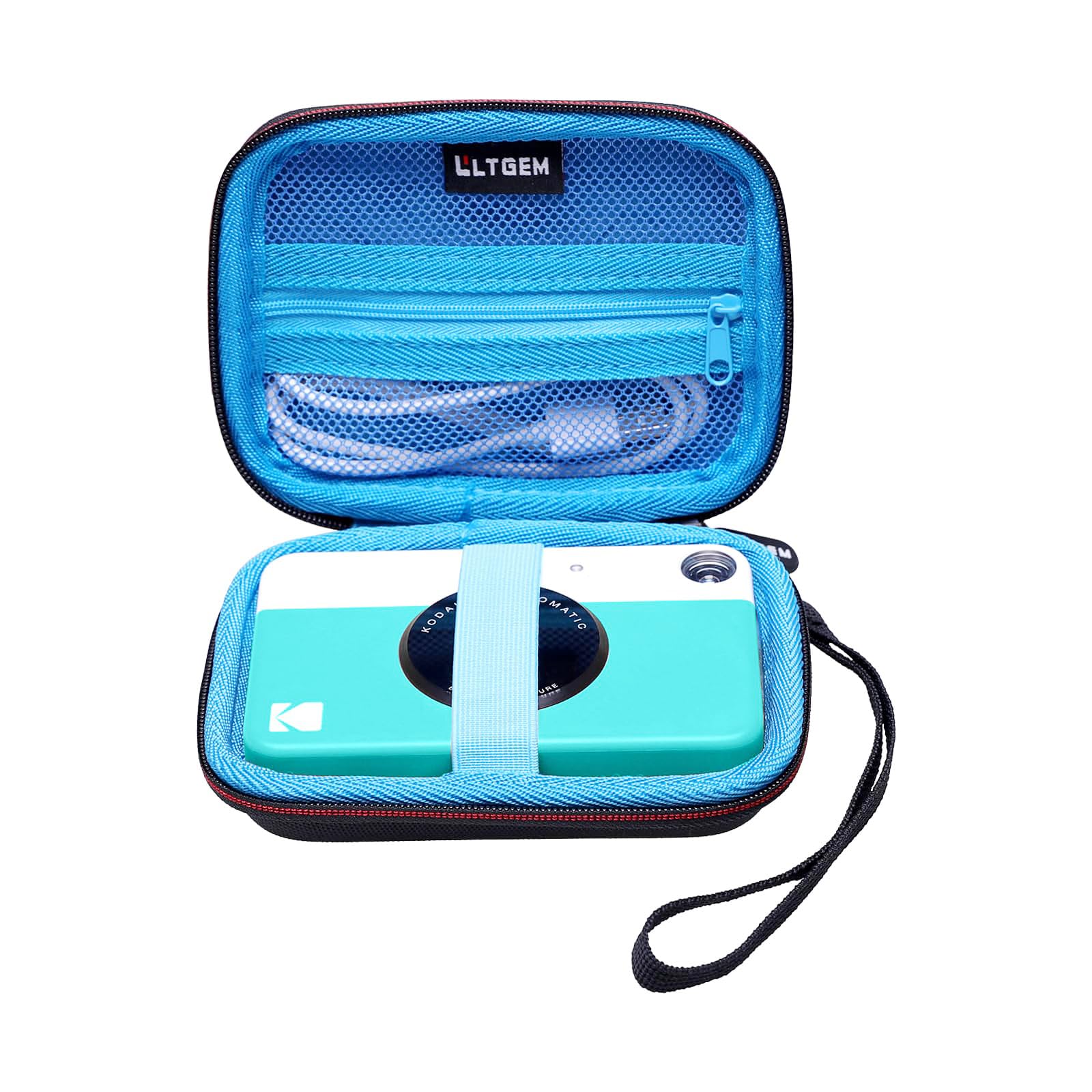 Photo 1 of LTGEM Case Compatible with KODAK Printomatic/KODAK EKTAR H35 / H35N / KODAK Step/Step Touch Full-Color Instant Print Digital Camera Blue (Case Only)