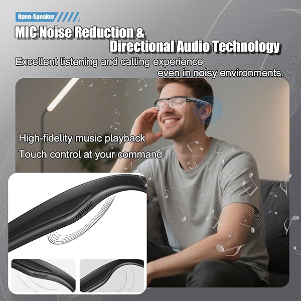 DORMIRO CAMERA GLASSES, SMART GLASSES WITH HIDDEN CAMERA AND BLUETOOTH FOR MEN/WOMEN 8MP 4K HD VIDEO RECORDING ANTI-SHAKE 32G SUPPORT CHART GPT,WIFI,AI VOICE ASSISTANT,TRANSLATE,MUSIC