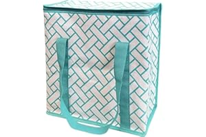 DURASACK Medium Insulated Food Delivery Bag – 13"x7"x13" Reusable Thermal Tote for Hot & Cold Meals – Portable, Foldable Meal Carrier for Takeout, Grocery, and Personal Use