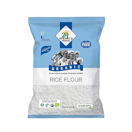 24 Mantra Organic Rice Flour, 500g