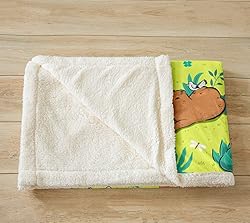 Capybaras Fuzzy Blanket Throw 50"x60" Cute Animals