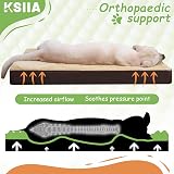 KSIIA Large Orthopedic Dog Bed 91x68x8cm Removable Cover Non Slip view 2