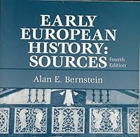 Early European History Sources 0072959223 Book Cover