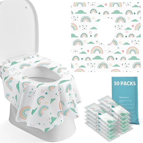 Disposable Toilet Seat Covers Travel | Toilet Seat Camping | Toilet Seat Pad - 30sheets